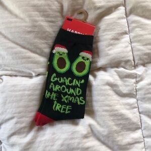 Guacin’ Around the Christmas Tree socks